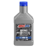 AMSOIL 10W-40 Synthetic Metric® Motorcycle Oil 1x QUART (946ml)