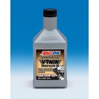 AMSOIL 20W-50 Synthetic V-Twin Motorcycle Oil 1x QUART (946ml)