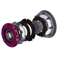 Exedy Hyper Twin Plate CARBON-D (Carbon Friction Material, Sprung Clutch Disc) MM022HDMC1