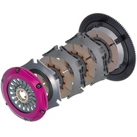 Exedy Hyper Triple Plate (Ceramic Friction Material, High Clamp Load, Rigid Clutch Disc) MM023HR