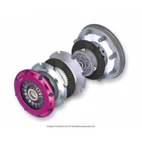 Exedy Hyper Twin Plate 5SPD MULTI (Ceramic Friction Material/ Sprung Clutch Disc) (MM062AMS) MASSIVE SALE