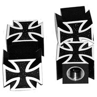 Valve Stem Caps - Iron Cross (Set Of 4)