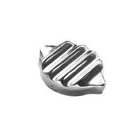 Polished Finned Alloy Radiator Cap Cover - Suit Large Cap 3.250"