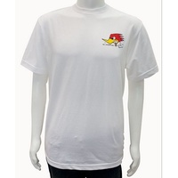 Mr Horsepower White T-Shirt - X-Large