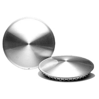 Spun Aluminium Moon Disc - Suit 14" Wheel, Snap-On Type