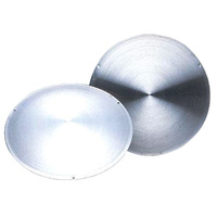 15" Spun Aluminium Moon Wheel Disc - Screw-on Type. Sold as Each