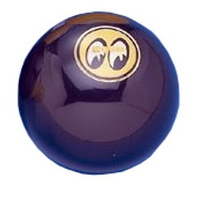 Shifter Knob - Large Black Knob With Yellow Moon Logo