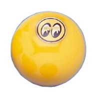 Shifter Knob - Large Yellow Knob With Yellow Moon Logo