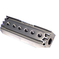 Fuel Block - Finned Cast Aluminium 6 Port Outlet
