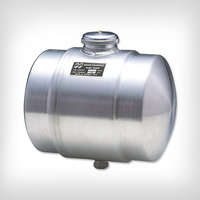 Aluminium JR Dragster Fuel Tank - 2 Gal (7.6 Litre) 10" L x 8-1/2" O.D