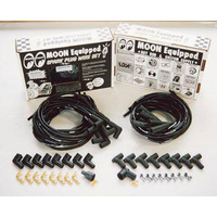 Black Universal Lead Set - 90° Spark Plug With STD Or HEI Distributor Ends
