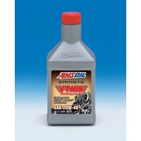 AMSOIL 20W-40 Synthetic V-Twin Motorcycle Oil 1x QUART (946ml)