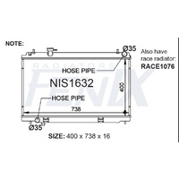 Fenix Radiator (NIS1632-PA26A)