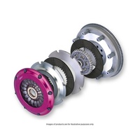 Exedy Hyper Twin Plate Carbon-D Clutch Kit PULL TYPE 02/1993-On (CARBON FRICTION MATERIAL, SPRUNG CLUTCH DISC) (NM042HDMC1) MASSIVE SALE