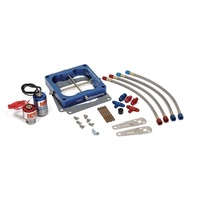 Crosshair Nitrous Plate Kit - Suit 4500 4BBL 250-350 HP With Solenoids (No Bottle)