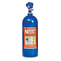 Nitrous Bottle 5-lb. (Electric Blue) - 16.75" x 5.25" dia. With Hi-Flo Valve