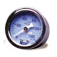 1-1/2" Nitrous Pressure Gauge - 0-1600 psi. With -4AN Adapter
