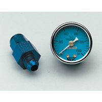 1-1/2" Nitrous Pressure Gauge - 0-1600 psi. With -6AN Adapter