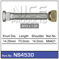Extended Wheel Stud & Nut (NS4530)