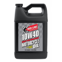 10W40 Motorcycle Oil - 1 Gallon Bottle (3.785 Litres) (RED42405)