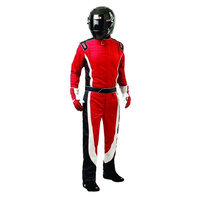 Crossover Multi-Layer - Suit Small, Red-White-Black, SFI-5