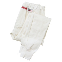 Soft Knit Nomex Underwear - Large, White Bottom, SFI & FIA Approved