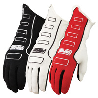 Competitor Glove - Large, White, SFI & FIA Approved