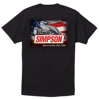Simpson 2015 American Flyer Tee - Black, Large