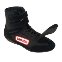 Driving Shoe - Size 8, Black, SFI Approved