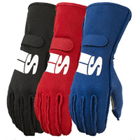 Impulse Racing Glove - Medium, Black, SFI.5