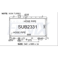 Fenix Radiator (SUB2331-PA16A)