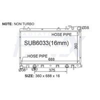 Radiator (SUB6033-PA16A)