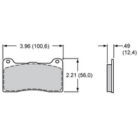 Smartpad Brake Pad Set with BP-20 Compound (WB150-9418K)