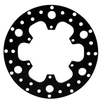 6 Bolt Standard Hole Mount Steel Rotor - Drilled (WB160-3455)