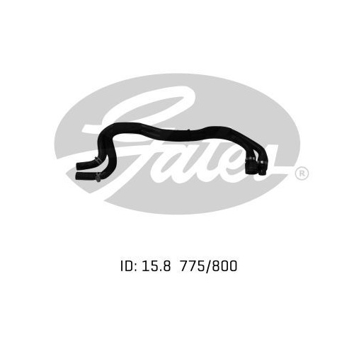 Heater Hose - Fitting To Heater (02-1597)
