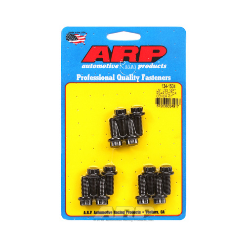 Rear Motor Cover Bolt Kit, 12-Point Black Oxide - Suit GM LS Series (134-1504)