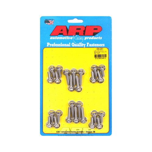 Coil Bracket Bolt Kit, 12-Point Head S/S - Suit GM LS Series (434-2301)