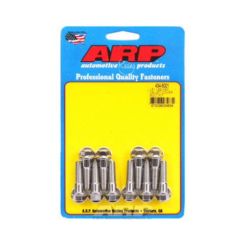 Intake Valley Cover Bolt Kit, Hex Head S/S - Suit GM LS Series (434-8001)