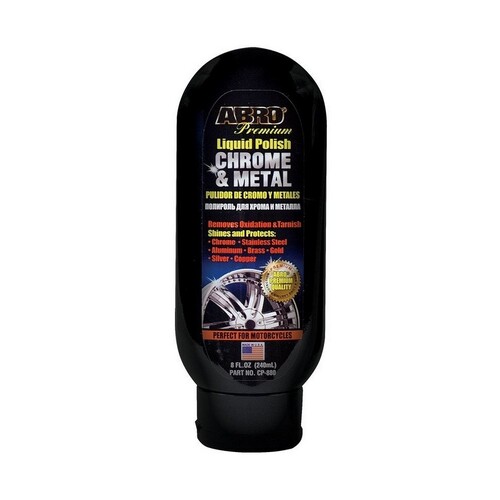 Abro Premium Liquid Polish Chrome & Metal 240mL CP-880