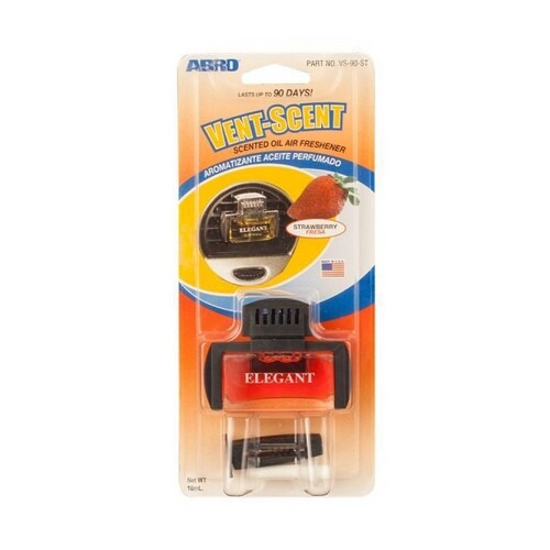 Abro Vent Scent Air Freshener Strawberry 10mL 12 VS-90-ST