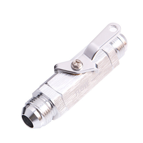 Aeroflow SHUT OFF VALVE -4AN SILVER