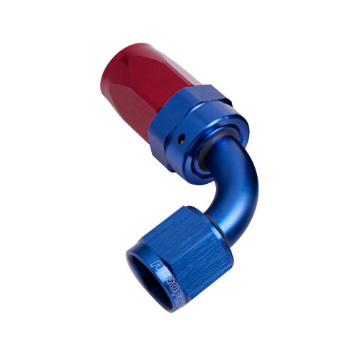 Aeroflow 100 Series Taper Hose End -10AN Female to -10AN Hose 90-Degree Blue AF103-10