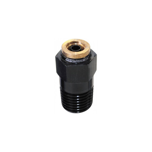 Aeroflow 1/4'' NPT STRAIGHT TO 1/4'' 120 SERIES NYLON BLACK FITTING