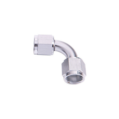 Aeroflow 90 DEG FEMALE FLARE -16AN SILVER SWIVEL UNION