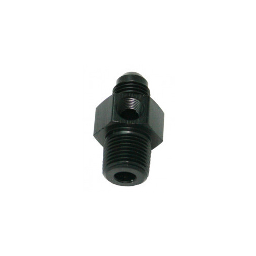 Aeroflow MALE 1/4''NPT TO -8AN 1/8'' PORTBLACK 1/4'' TO -8AN 1/8'' PORT