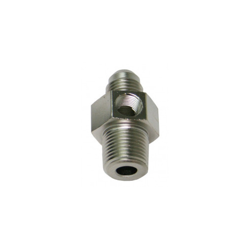 Aeroflow MALE 1/4''NPT TO -8AN 1/8'' PORTSILVER 1/4'' TO -8AN 1/8'' PORT