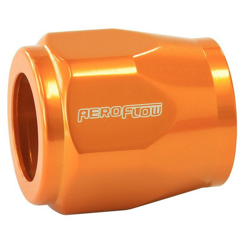 Aeroflow HEX HOSE FINISHER 12MM ID GOLD 1/2'' ID CLAMP