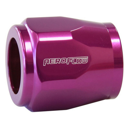 Aeroflow HEX HOSE FINISHER 17.5MM ID PURPLE 11/16'' ID CLAMP