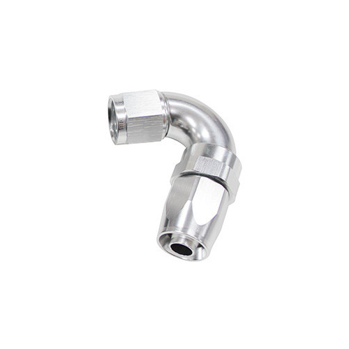 Aeroflow 120 DEG HOSE END -04AN SILVER FULL FLOW TAPER STYLE