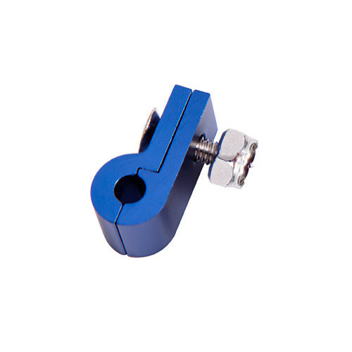 Aeroflow BILLET P STYLE CLAMP -4 HOSE BLUE 11.1MM ID OR 7/16'' ID